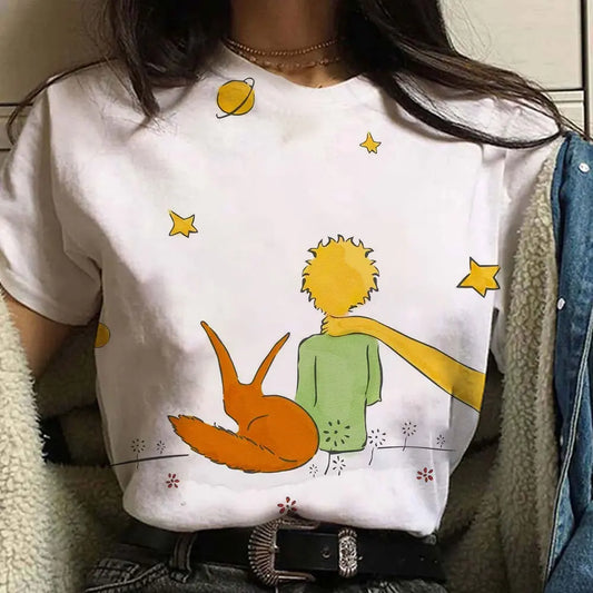 Kleurrijke Tees met Cartoon Print voor Mannen en Vrouwen - StudioMarella