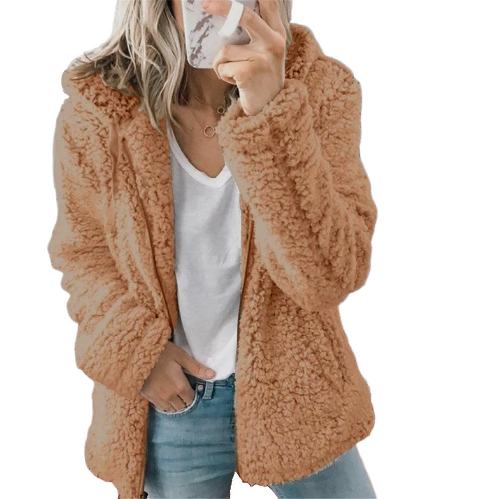 Dames Hooded Jacket Warm en Casual