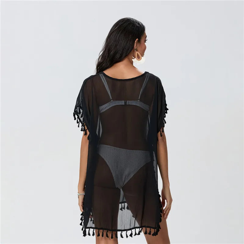 Dalia Strandjurk met Parelmoer en Elegante Details
