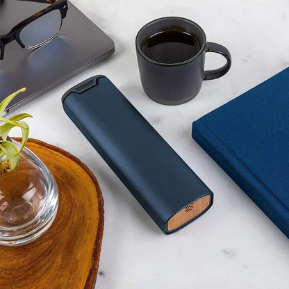 Weekpillenbox 7 Vakken Aluminium Hout Zwart Blauw Roze Zilver Medicijnbox Supplementen Dagelijks Pillenorganizer BPA-Vrij Premium Organizer