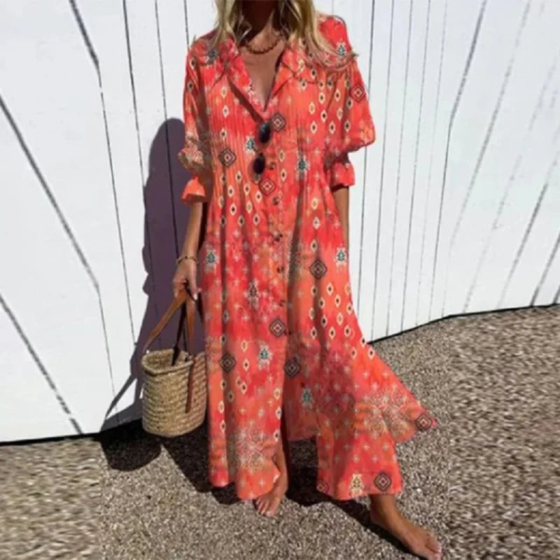 Boho Jurk voor Vrouw Zomerse Stijl