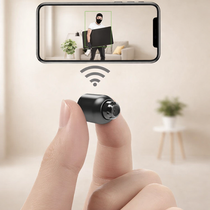 Draadloze Beveiligingscamera 1080P WiFi met Bewegingsdetectie en Nachtzicht