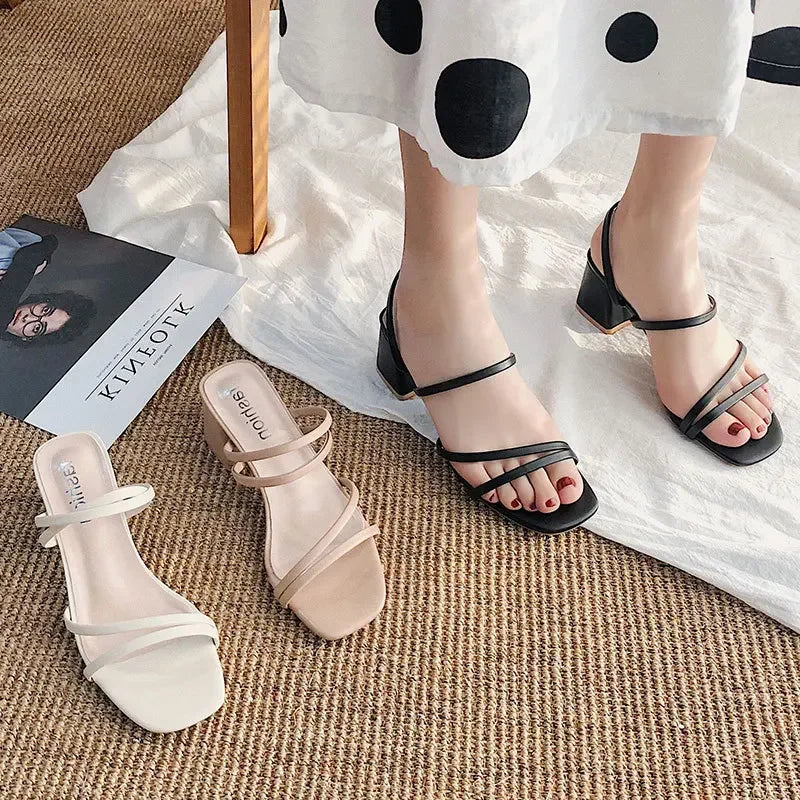 Elegante Zomer Sandalen Hakken voor Vrouwen