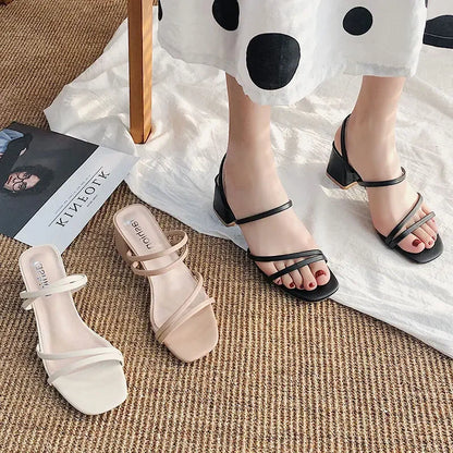 Elegante Zomer Sandalen Hakken voor Vrouwen