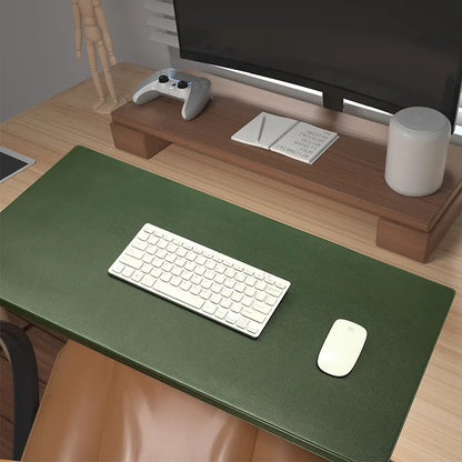 Ergonomische Bureaumat met Polssteun 60-90cm – Antislip Kunstleren Deskpad voor Gaming & Thuiswerken