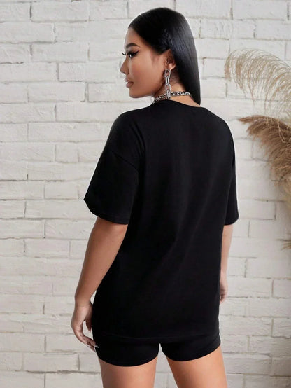 Vrouwelijke Jurk Broek Combo Tweedelig Set