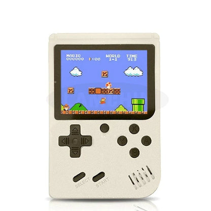 Retro Handheld Spelcomputer met 400 Klassieke Games – Oplaadbaar met TV-Aansluiting – 3 Inch Scherm – Zwart, Wit, Rood, Blauw, Geel
