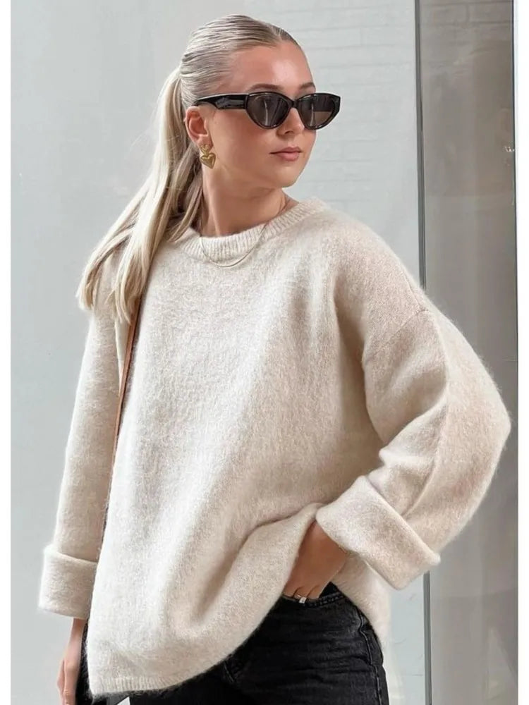 Oversized Trui voor Vrouw Zacht en Comfortabel