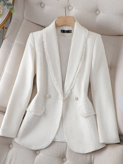 Elegante Blazer voor Dames Slim Fit Design