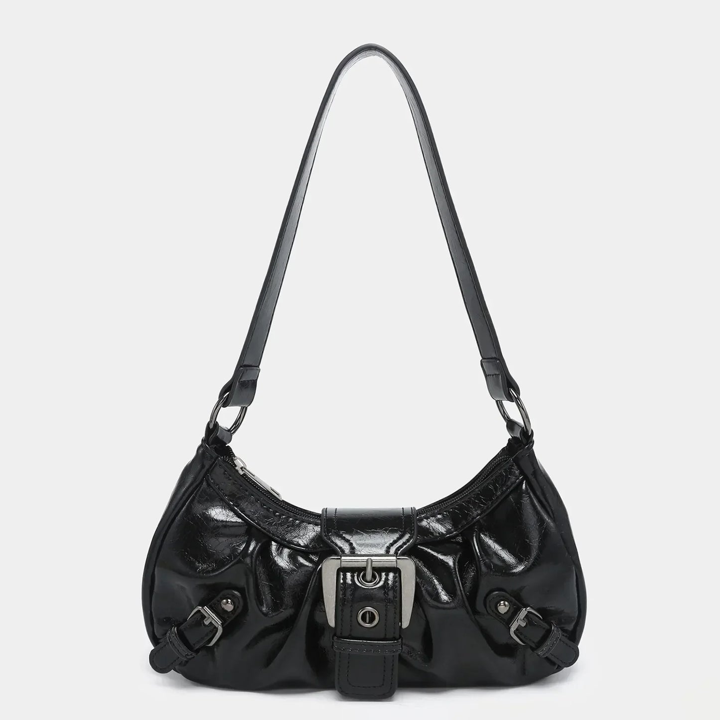 Retro Schoudertas met Studs Y2K Stijl