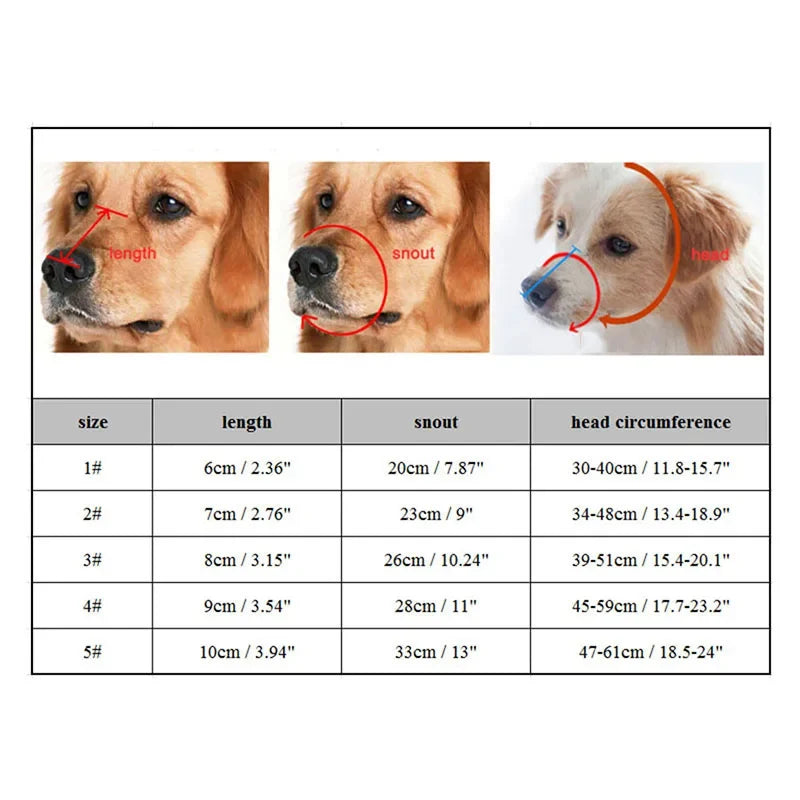 Verstelbare Siliconen Muilkorf voor Honden – Comfortabel en Veilig – Geschikt voor Alle Maten
