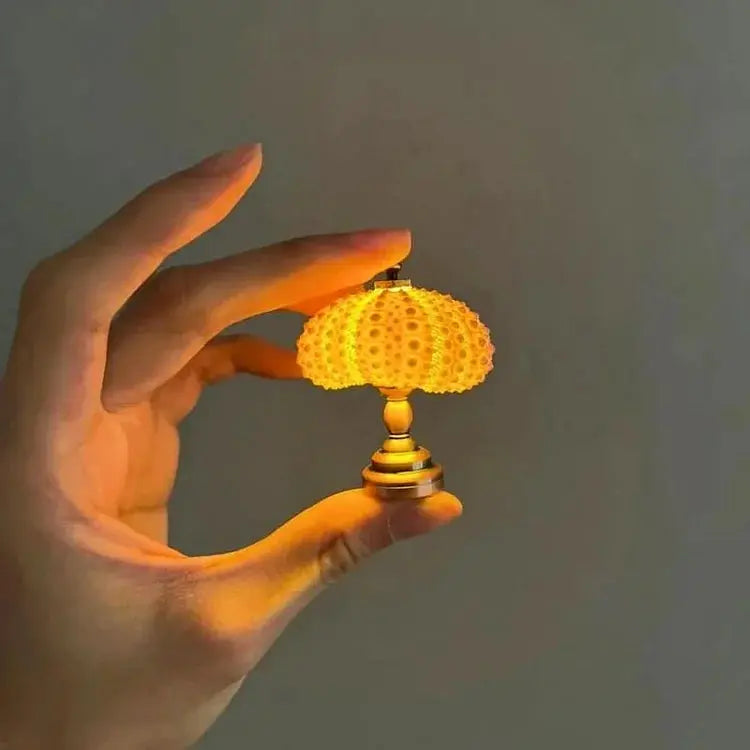 Zee-Egel Nachtlamp met Natuurlijke Schelpvorm en Warm Licht