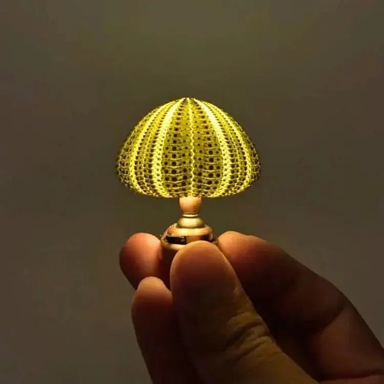 Zee-Egel Nachtlamp met Natuurlijke Schelpvorm en Warm Licht