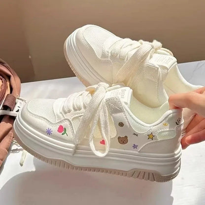 Kleurrijke Cartoon Sneakers Zomer Collectie
