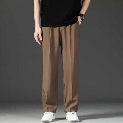 Heren Broek Relaxed Fit Rechte Streep Pietersbier - StudioMarella