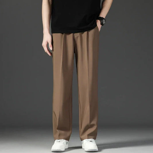 Heren Broek Relaxed Fit Rechte Streep Pietersbier - StudioMarella