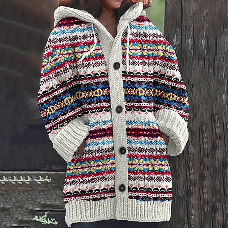 Dames Cardigan Warme Fantasie Trui - StudioMarella