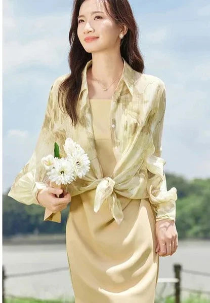 Dames Polo Blouse Lange Mouwen Elegante Stijl