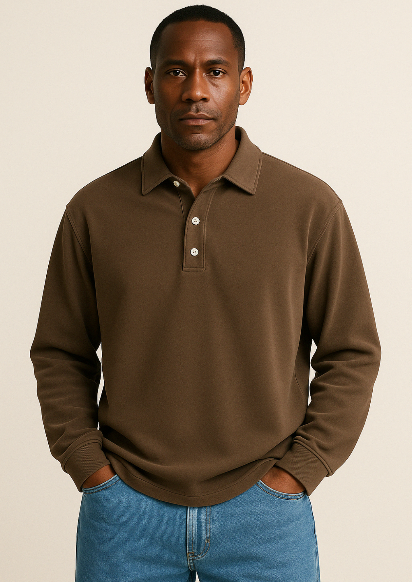 Heren Polo Shirt Lange Mouw