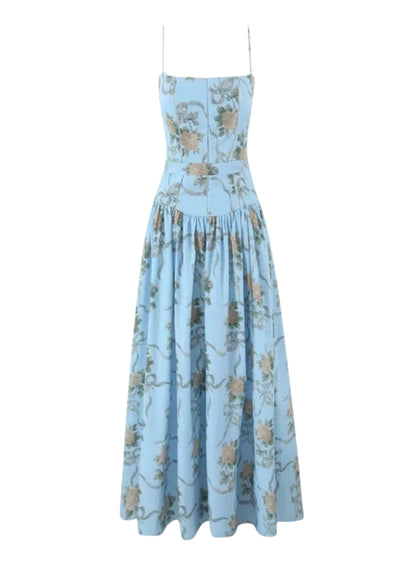 Seraphina | Elegante Bloemen Midi Jurk Dames 8