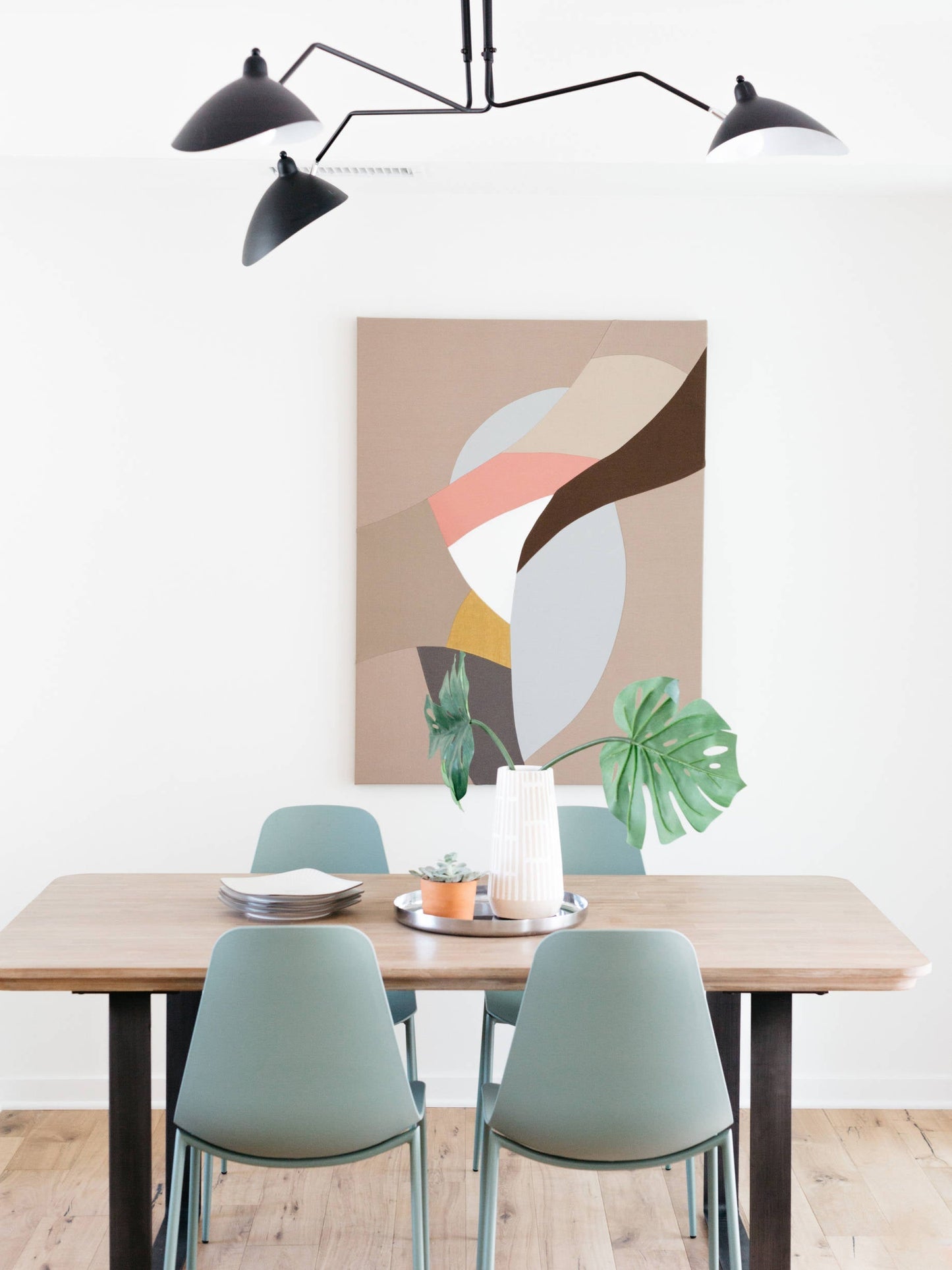Plafondlamp Spider 3 Armen Mid-Century Modern Messing Verstelbaar Zwart Wit Grote Ruimte Restaurant Loft Stalen Armatuur Geïnspireerd Design