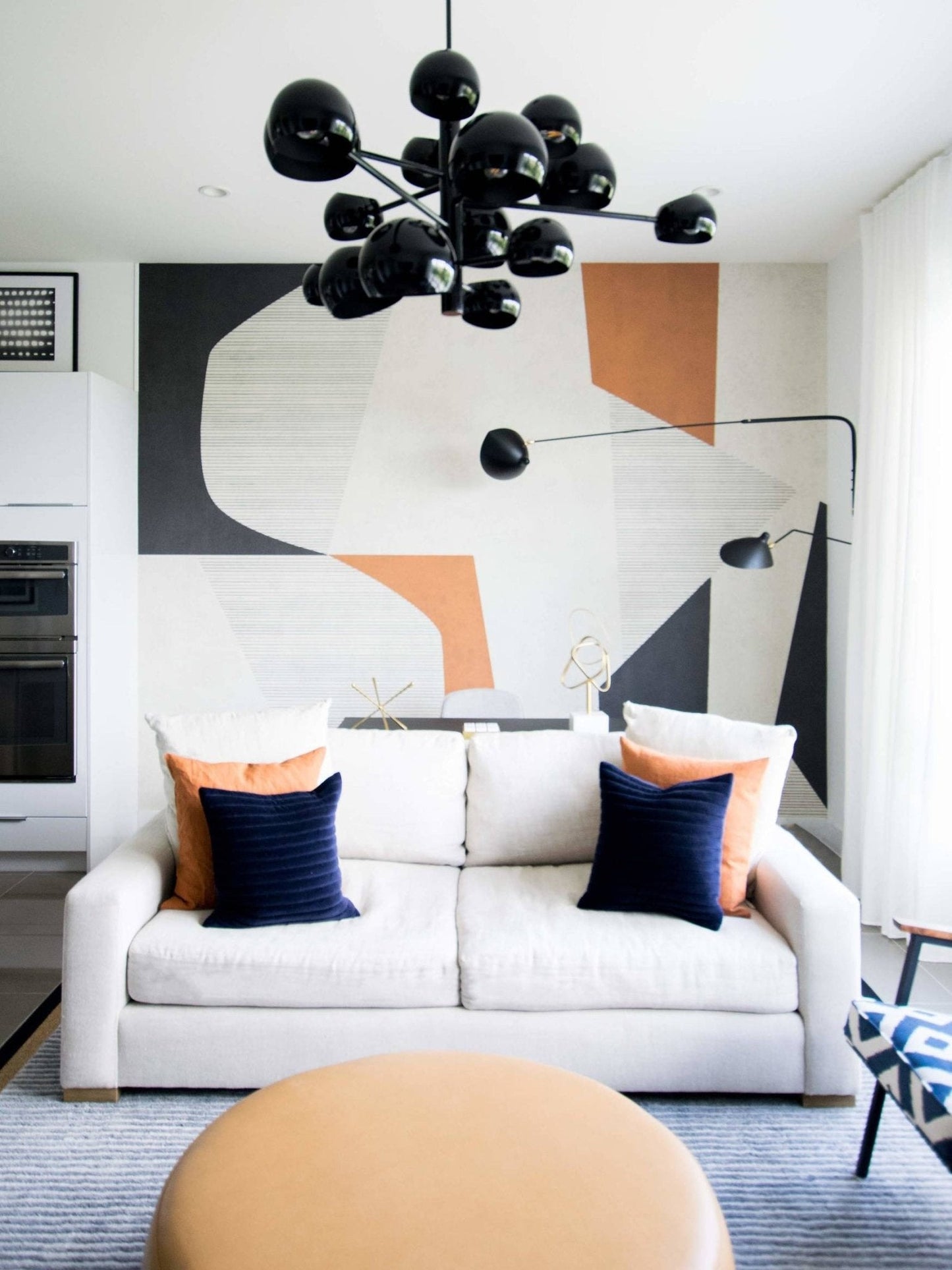 Wandlamp met Verstelbare Gelenkarm Zwart Modern Design voor Woonkamer Werkkamer Flur