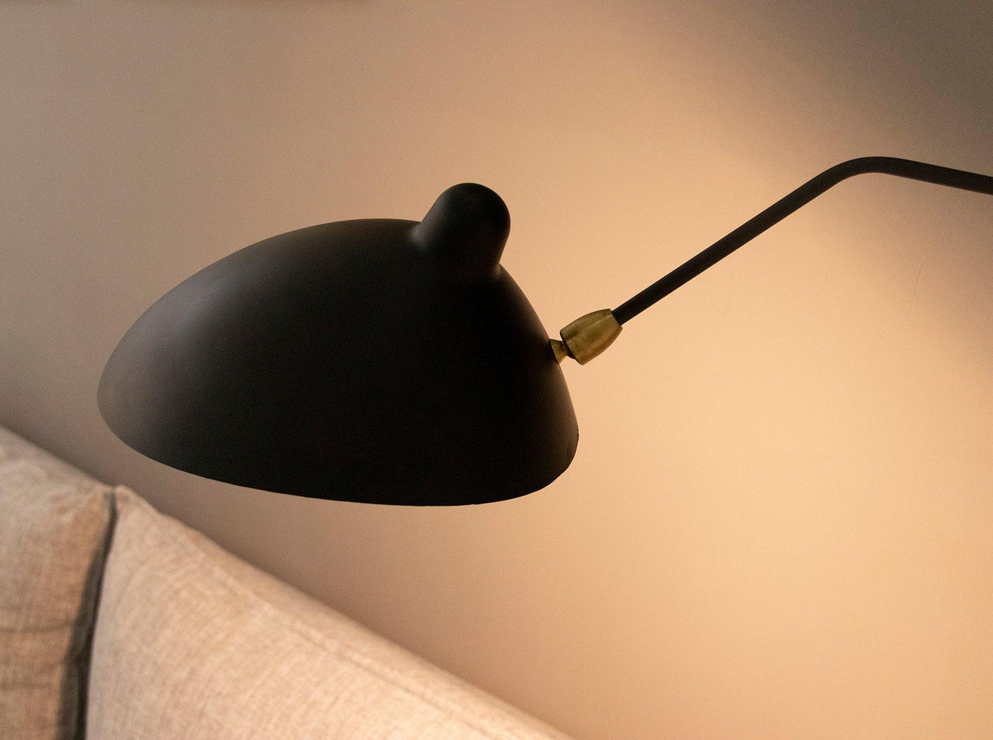 Wandlamp met Verstelbare Gelenkarm Zwart Modern Design voor Woonkamer Werkkamer Flur