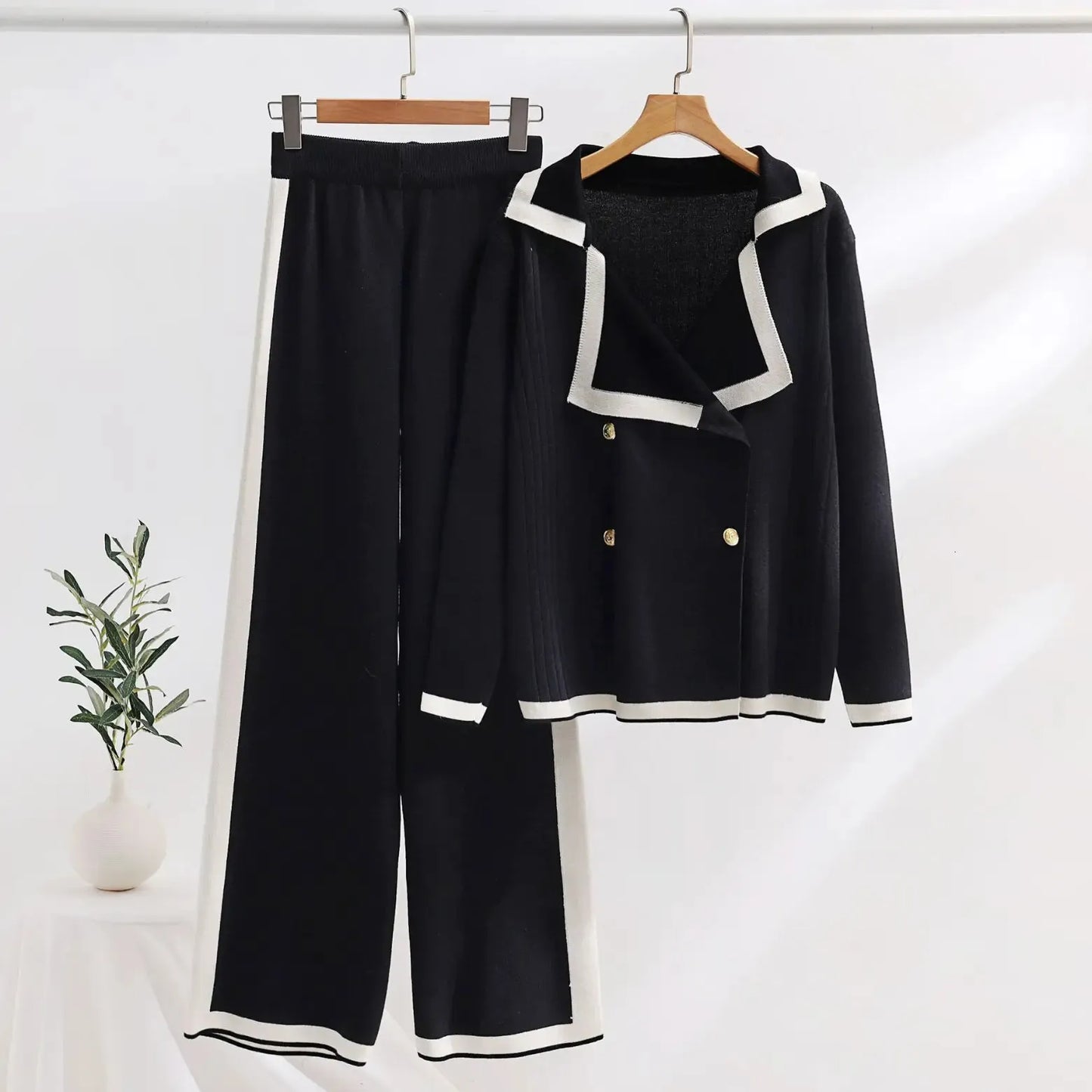 Dames Set Warme Stof Elegante Pasvorm
