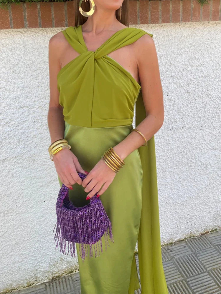 Zomer Jurk voor Dames Maxi Zonnestraal Stijl