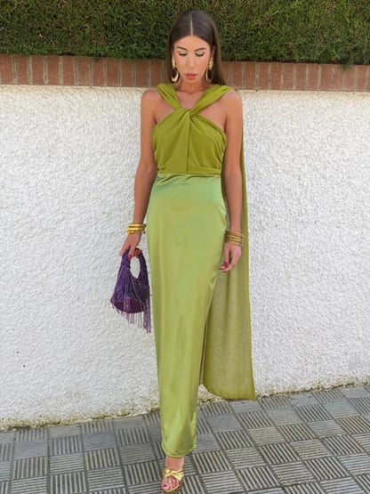 Zomer Jurk voor Dames Maxi Zonnestraal Stijl