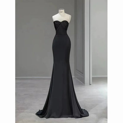 Zijden Maxi Jurk voor Vrouwen Elegante Avondjurk