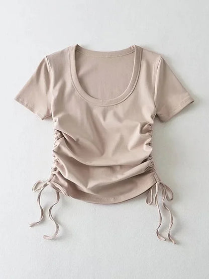 Zijden Crop Tops Zomerjurkje Voor Vrouw