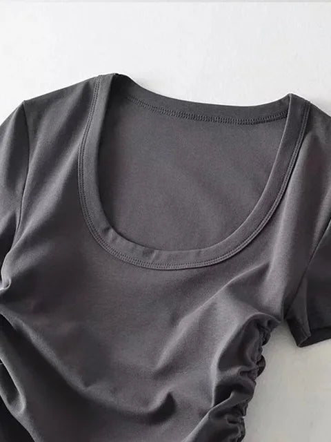Zijden Crop Tops Zomerjurkje Voor Vrouw