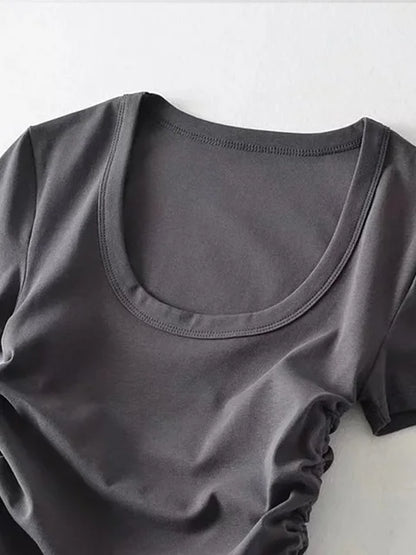 Zijden Crop Tops Zomerjurkje Voor Vrouw
