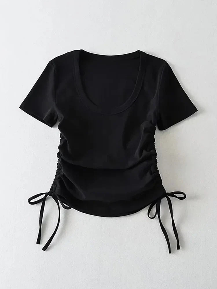 Zijden Crop Tops Zomerjurkje Voor Vrouw