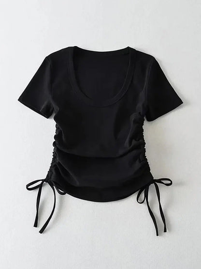 Zijden Crop Tops Zomerjurkje Voor Vrouw
