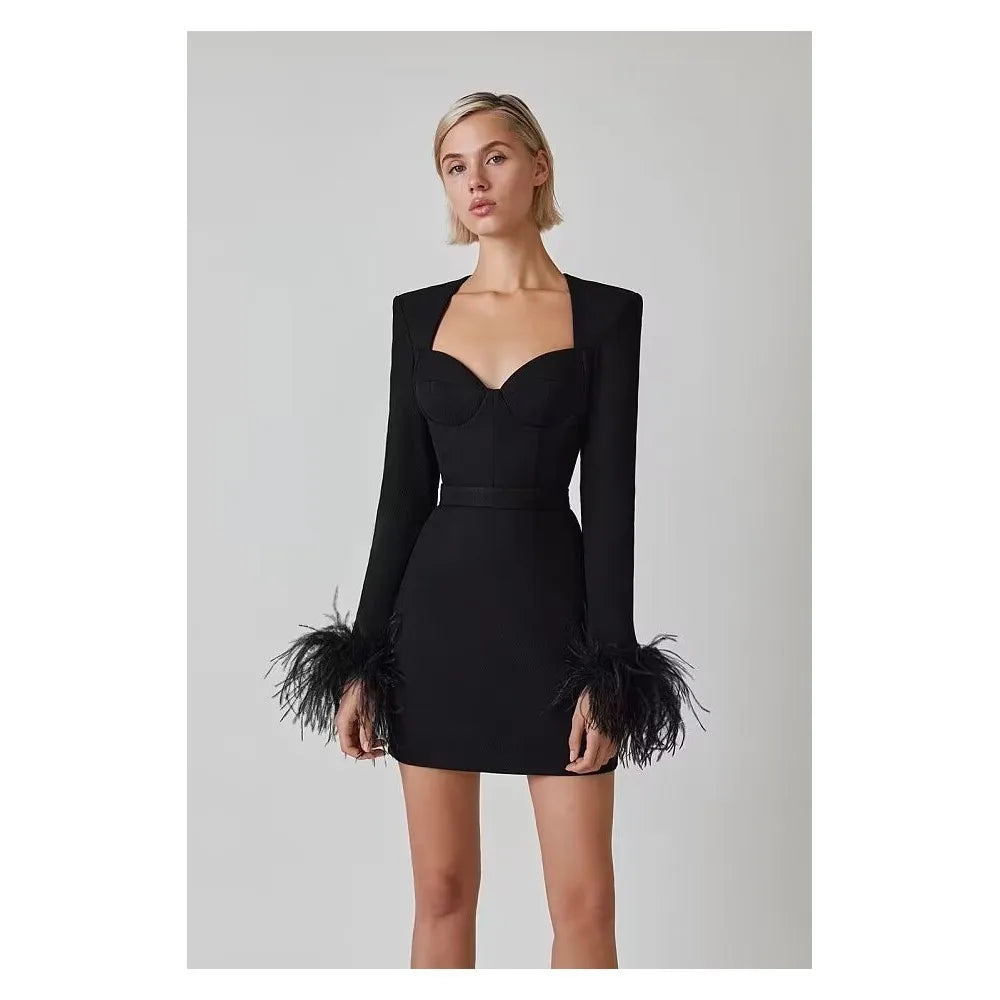 Sexy Mini-Jurk Bandage Stijl Voor Vrouwen