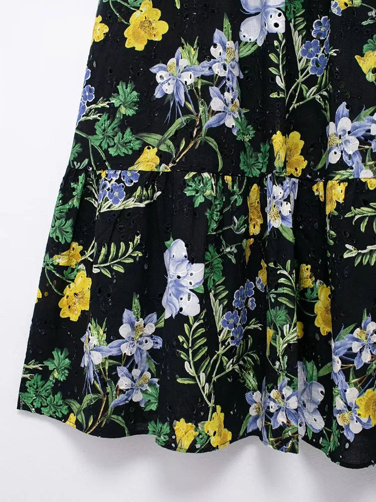 Zomerse Midi Jurk Mouwloos Riviera Stijl