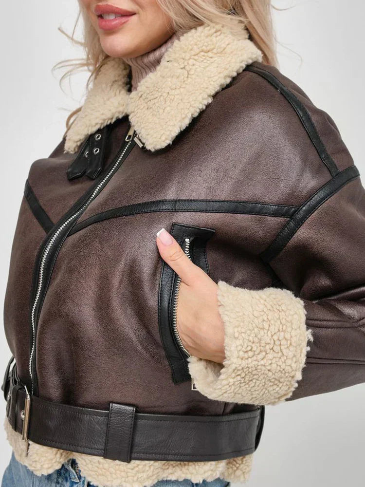 Vrouwen Faux Fur Mantel Zacht Luxe Look