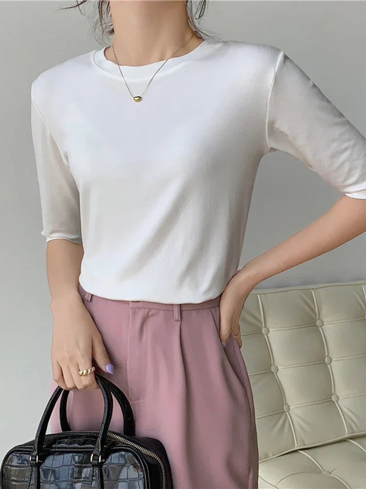 Elegante Zomer T-Shirt voor Vrouw