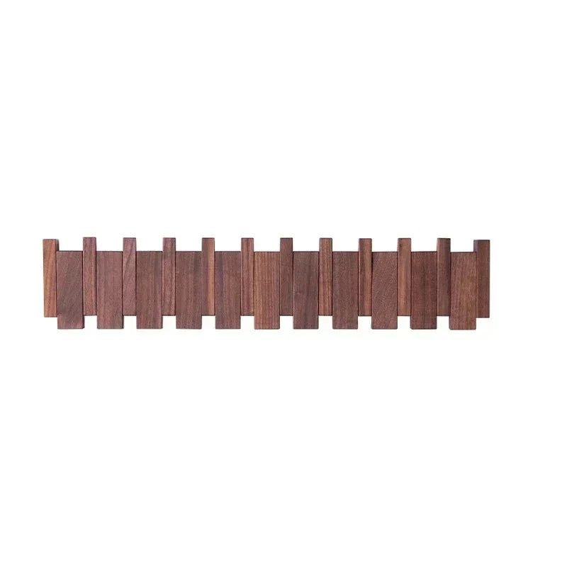 Magnetische Wandkapstok met Inklapbare Haken | 4-10 Haken | Hout