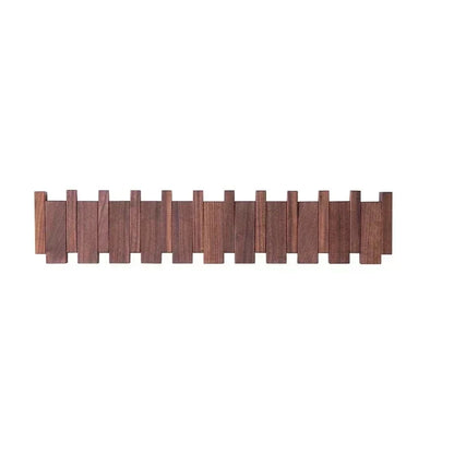 Magnetische Wandkapstok Beuken & Walnoot – Inklapbare Haken Duurzaam FSC-Hout Smal Design Hal Entree Slaapkamer Scandinavisch