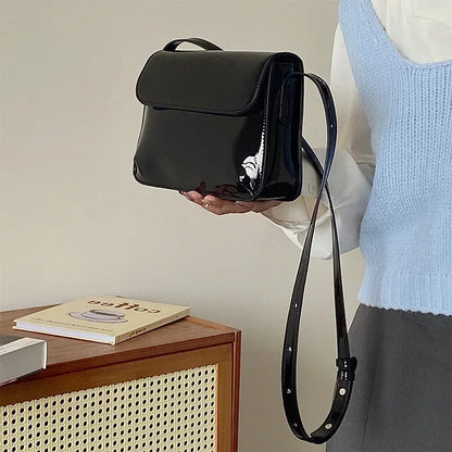 Rode Schoudertas Elegant Design Leer