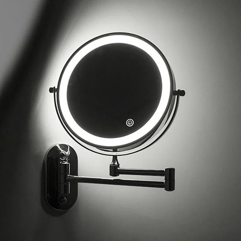Verlichte LED Make-up Spiegel voor Badkamer & Make-up | Vergrotend & Oplaadbaar