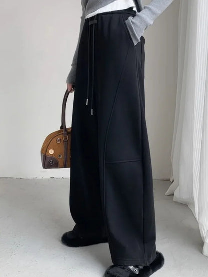 Dames Oversized Joggingbroek Grijs Comfortabel