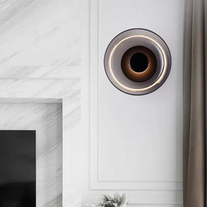 Moderne Glazen LED Wandlamp – Stijlvolle Wandverlichting in Smoke Gray of Champagne Gold – Ideaal voor Slaapkamer, Woonkamer & Hal