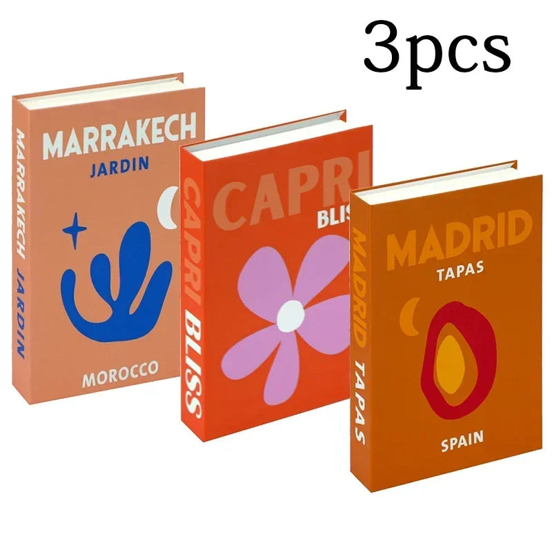 Salontafel Decoratie Boeken Set 3 Stuks Opvouwbaar Design Koffietafel Styling