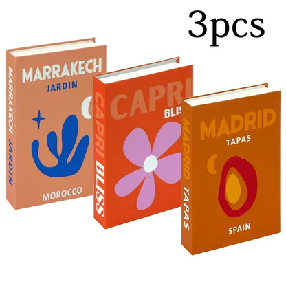 Salontafel Decoratie Boeken Set 3 Stuks Opvouwbaar Design Koffietafel Styling