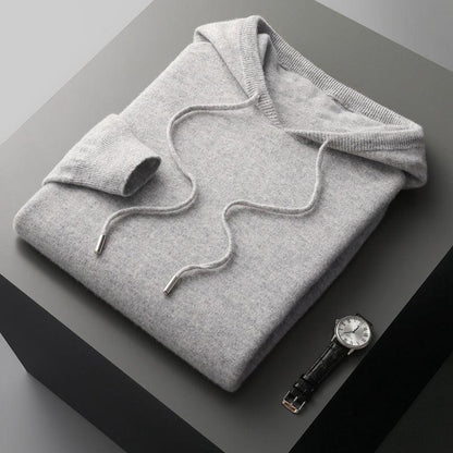 Wollen Hoodie met Capuchon voor Heren – Warm en Ademend Merino Trui – Thermoregulerende Outdoorkleding – Meerdere Kleuren