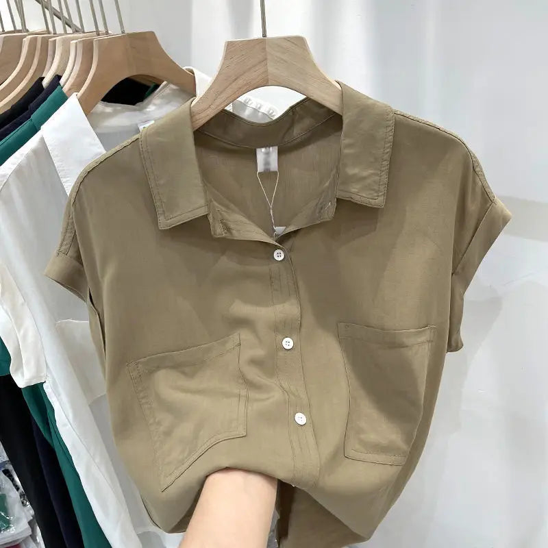 Vrouwen Zomerblouse Licht en Elegant